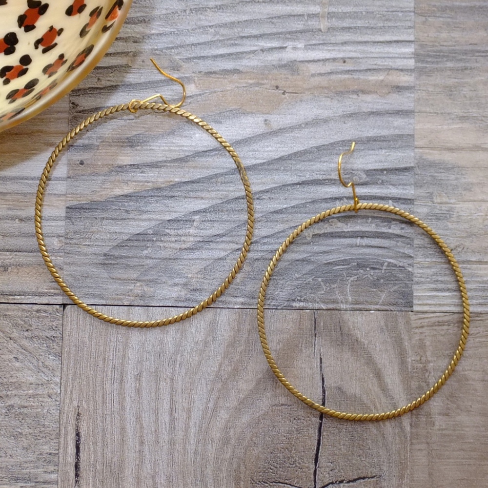 Hoop Circles 'Rivets" (new!)`LAST PAIR!